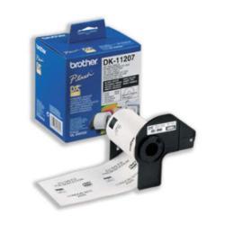 Brother - Rotolo 100 Etichette CD diametro 58mm - Nero/Bianco - DK-11207