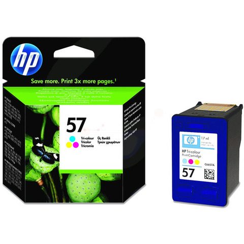 Hp - Cartuccia ink originale - 57 - C/M/Y - C6657AE - 500 pag