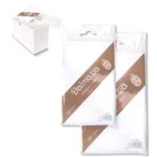 Taschetta 10 biglietti + 10 buste - Dalmazia - 7,5 x 11,2 cm - bianco - Rex Sadoch