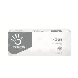 Carta igienica standard - 15,5 gr - diametro 11 cm - 9,5 cm x 21 mt - 190 strappi - Papernet - pacco 10 rotoli