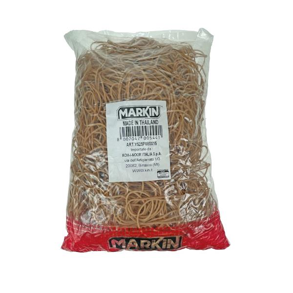 Elastici - diametro 3 cm - 1 kg - caucciù - avana - Markin