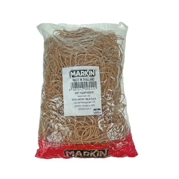 Elastici - diametro 15 cm - 1 kg - caucciù - avana - Markin