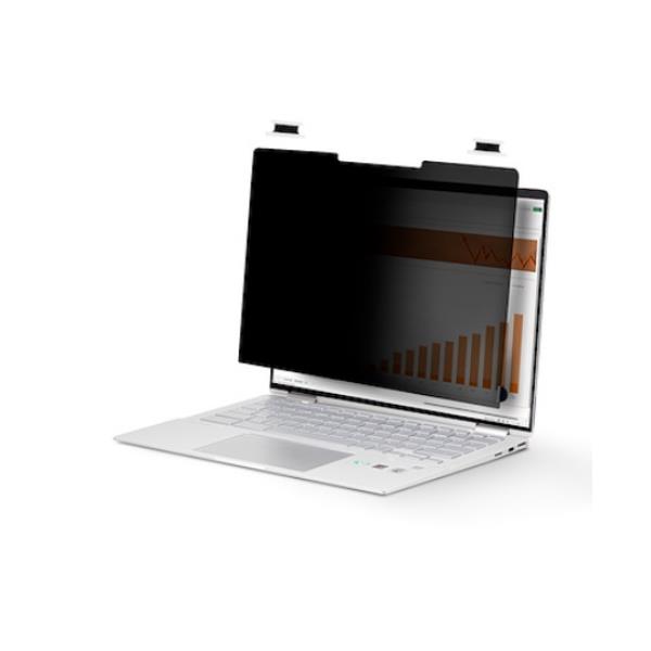 StarTech.com 14-inch 16:9 Touch Privacy Screen, Anti-Glare Privacy Filter, Laptop Monitor Screen Protector with +/- 30 Deg. View Angle, Flip-Over - 51% Blue Light Reduction (14LT-PRIVACY-SCREEN) - Filtro privacy notebook - adhesive, hinge tabs, flip hinges - 14"