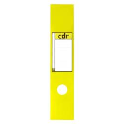 Copridorso CDR - PVC adesivo - 7 x 34,5 cm - giallo - Sei Rota - conf. 10 pezzi
