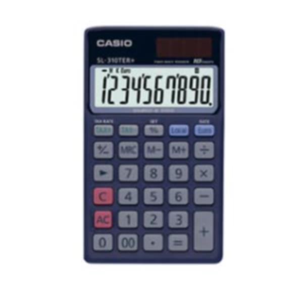 Calcolatrice tascabile SL-310TER+ - 10 cifre - blu - Casio