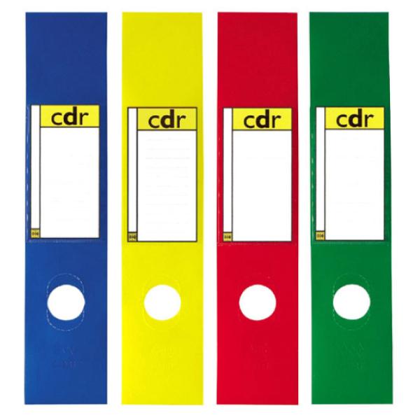 Copridorso CDR - PVC adesivo - 7 x 34,5 cm - verde - Sei Rota - conf. 10 pezzi