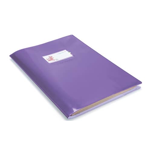 Coprimaxi laccato Colorosa - 21x30cm - PVC - lilla - tasca con alette - Ri.plast