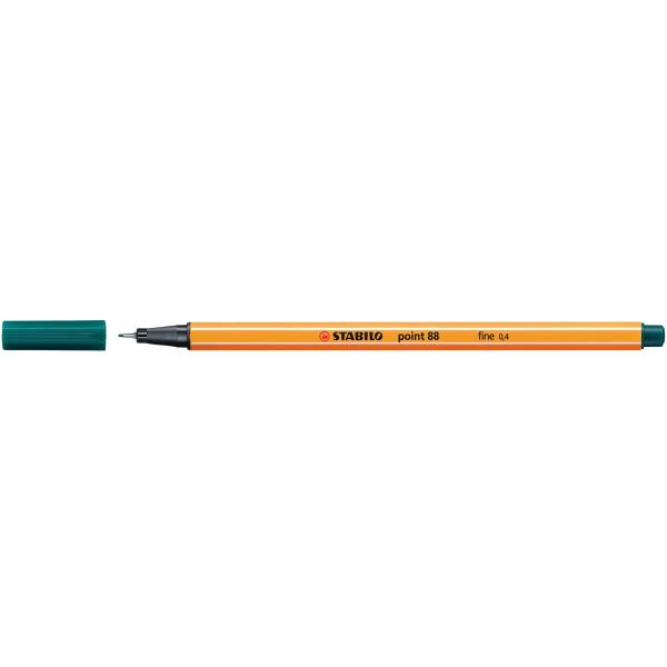 Fineliner Point 88 - tratto 0,4 mm - verde pino 53 - Stabilo