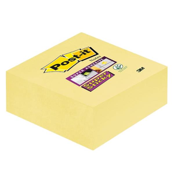 Blocco foglietti Cubo - 2028-SSCY-EU - 76 x 76 mm - giallo Canary - 270 fogli - Post-it
