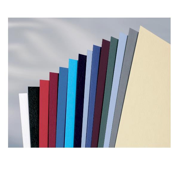 Copertine LeatherGrain - A4 - 250 gr - rosso scuro goffrato - GBC - conf. 100 pezzi