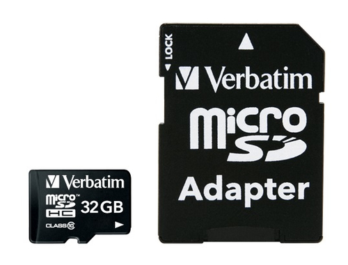 Verbatim - Micro SDHC Classe 10 fino a 45mb/sec - 44083 - 32GB