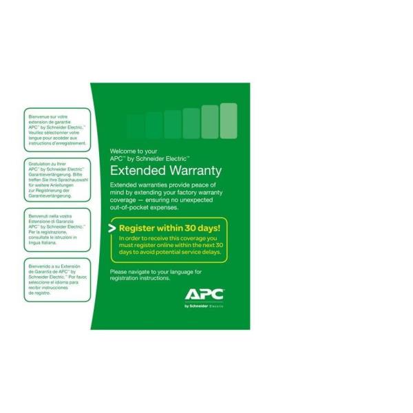 APC Extended Warranty Service Pack - Supporto tecnico - consulenza telefonica - 1 anno - 24x7 - per P/N: SRT1500XLJ, SRT192BP2J, SRT192BP2US, SRT192BPUS, SRT96BPJ, SRTL3KRM1UC, XU2K0LLXXRCC