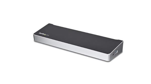 StarTech.com USB-C Dock, 4K Triple Monitor USB Type-C Docking Station with Dual DisplayPort & HDMI, 100W Power Delivery + Charging, USB 3.0/3.1 Gen 1 Hub (1x USB-C + 4x USB-A) w/ Ethernet - 100W PD Laptop Dock (DK30CH2DEPUE) - Docking station - USB-C - HDMI, DP - GigE - 100 Watt - Compatibile TAA