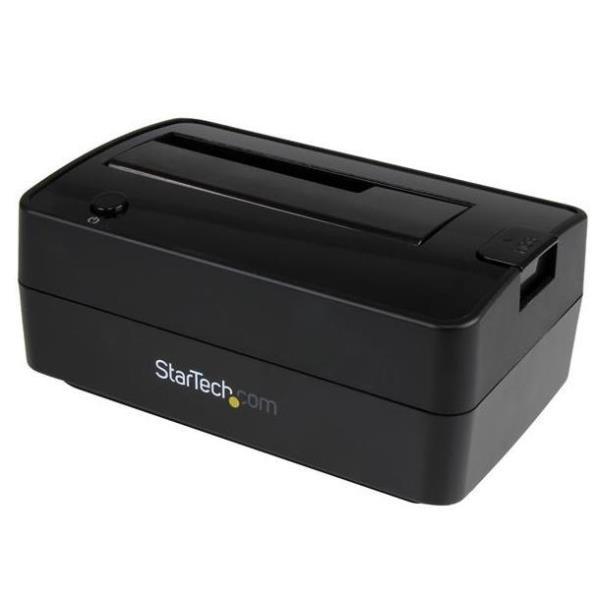 StarTech.com Docking Station per Hard Disk a Singolo Slot - Dock USB 3.1 (10 Gbps)/eSATA per Hard Drive HDD/SSD Esterno SATA III da 2,5/3,5ʺ - Dock Station per Disco Rigido con Carica dallʼAlto, HDD, SSD, SATA, Seriale ATA II, Serial ATA III, 2.5,3.5ʺ, 6 TB, USB 3.2 Gen 2 (3.1 Gen 2) Type-B, Nero