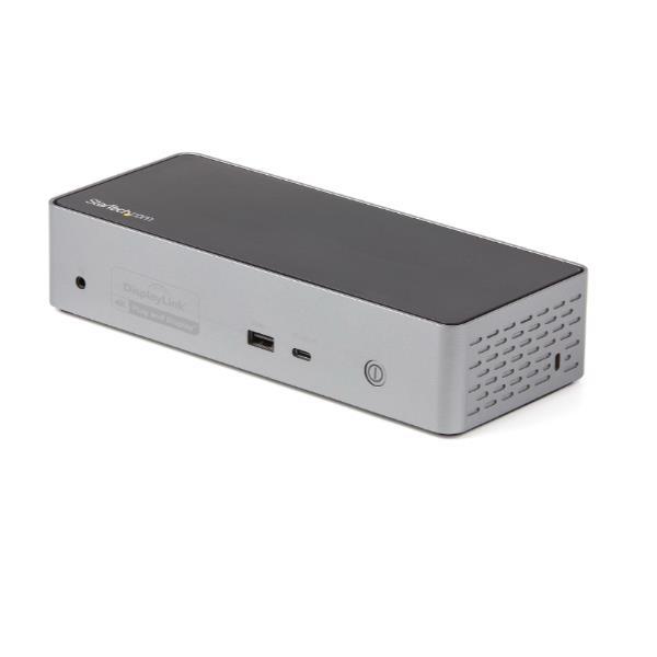 StarTech.com USB-C Dock, 4K 60Hz Quad Monitor DisplayPort & HDMI, Universal USB C Docking Station with 100W Power Delivery Charging, USB Hub w/ 1x USB Type-C & 3x USB-A, Ethernet, Audio - Thunderbolt 3 Compatible (DK31C4DPPDUE) - Docking station - USB-C 3.2 Gen 2 / Thunderbolt 3 - 4 x DP, 4 x HDMI - GigE