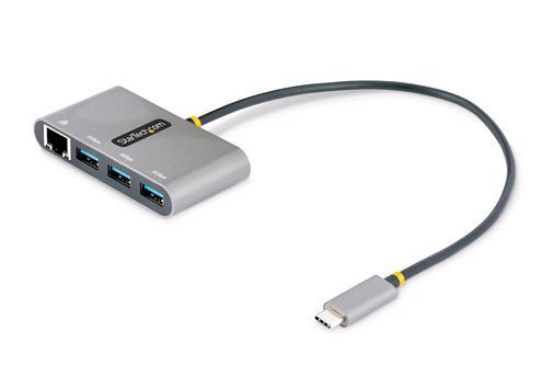 HUB - Hub USB-C con Ethernet a 3 porte