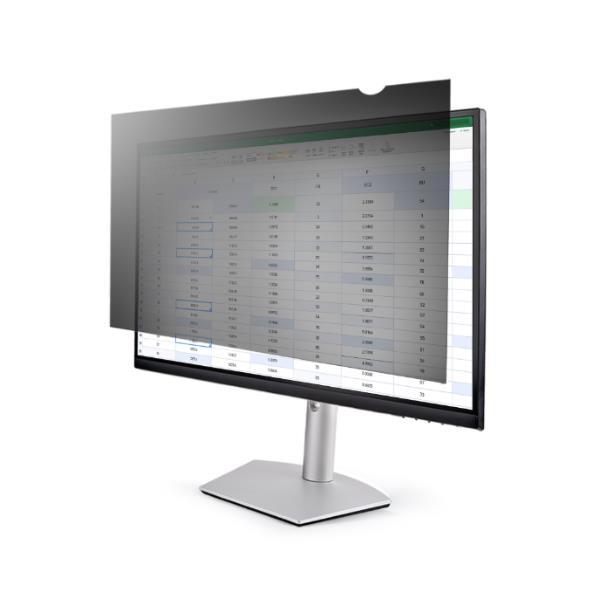 StarTech.com 28-inch 16:9 Computer Monitor Privacy Filter, Anti-Glare Privacy Screen with 51% Blue Light Reduction, Black-out Monitor Screen Protector w/+/- 30 deg. Viewing Angle, Matte and Glossy Sides (2869-PRIVACY-SCREEN) - Filtro privacy notebook (orizzontale) - 28" - trasparente