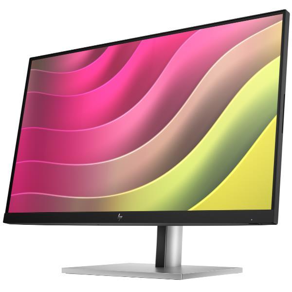HP E24t G5 - E-Series - monitor a LED - 23.8" - touchscreen - 1920 x 1080 Full HD (1080p) @ 75 Hz - IPS - 300 cd/m² - 1000:1 - 5 ms - HDMI, DisplayPort, USB-C - nero, nero e argento (supporto)