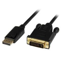 StarTech.com Cavo convertitore adattatore attivo DisplayPort a DVI da 1,8 m Nero - DP a DVI 2560x1600 (DP2DVIMM6BS) - Cavo dello schermo - DisplayPort (M) a DVI-D (M) - 1.8 m - attivo - nero - per P/N: TB3CDK2DP, TB3CDK2DPUE, TB3CDOCKDP, TB3DK2DHV, TB3DK2DHVUE, TB3DKDPMAW, TB3DKDPMAWUE
