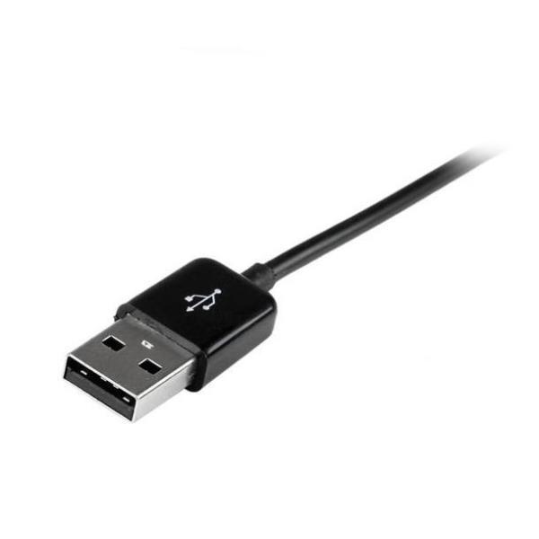 StarTech.com Cavo connettore dock a USB da 0,5m per ASUS Transformer Pad e Eee Pad Transformer / Slider /  Cavo alimentatore ASUS 40 pin - Cavo per ricarica / dati - Connettore a base di aggancio ASUS a 40 pin maschio a USB maschio - 50 cm - a doppia schermatura - nero - per ASUS Eee Pad Slider; Eee Pad Transformer; Transformer Pad