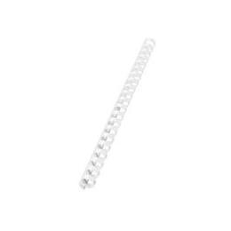 Fellowes - 16 mm - 21 anelli - A4 (210 x 297 mm) - 120 fogli - bianco - 25 pezzi pettine per la rilegatura in plastica - per Fellowes Galaxy 500, Orion 500, Pulsar+ 300, Quasar+ 500, Star 150, Starlet 2, Starlet 2+