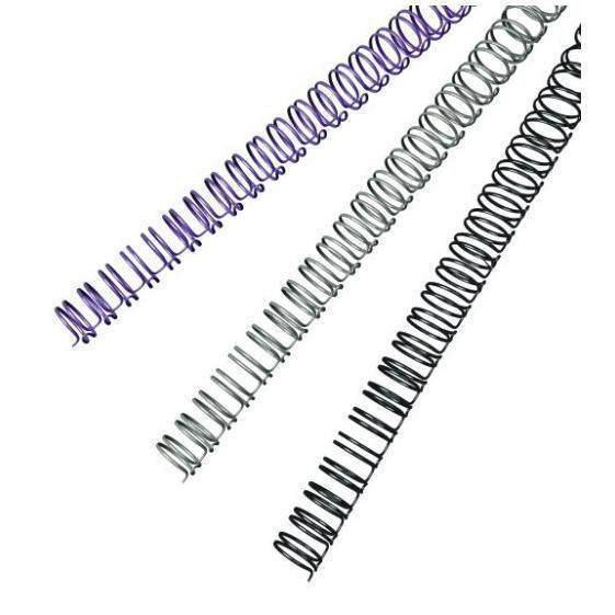 GBC MultiBind - 10 mm - 21 anelli - A4 (210 x 297 mm) - 85 fogli - nero - 100 pezzi filo per rilegatura - per P/N: IB271212, IB271250