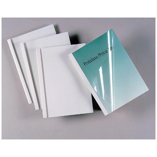 GBC Standard - 6 mm - A4 (210 x 297 mm) - 50 fogli - 150 micron - bianco - 240 g/m² - 100 pezzi copertina per rilegatura termica