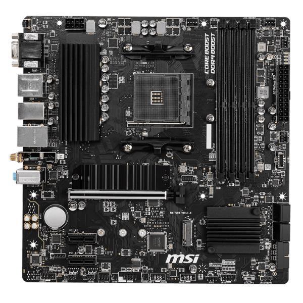 MSI B550M PRO-VDH WIFI - Scheda madre - micro ATX - Socket AM4 - AMD B550 Chipset - USB-C Gen1, USB 3.2 Gen 1 - Bluetooth, Gigabit LAN, Wi-Fi - scheda grafica (richiesta CPU) - HD Audio (8 canali)